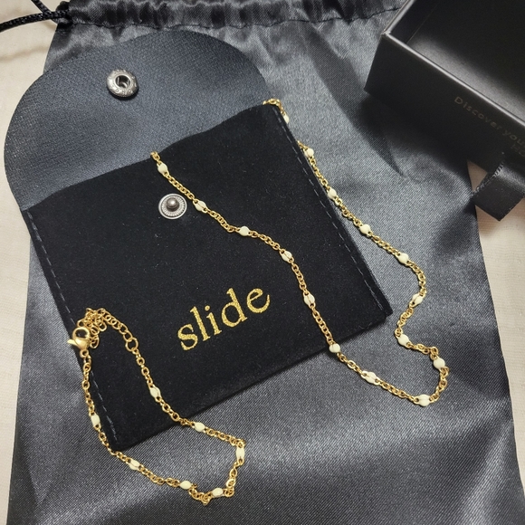 Slide Jewels Jewelry Nwt Slide Honey Box 8k Gold Plated Jewelry